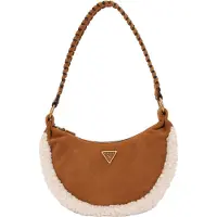 GUESS Schoudertas 'AMITA HOBO' beige / cognac