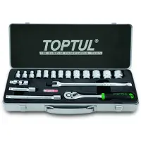 Toptul Gereedschapsset 3/8 inch 18 Stuk