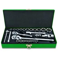 Toptul Dopsleutelset 1/4 inch, 1/2 inch 28 teilig