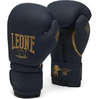 Leone1947 Blue Edition Combat Gloves Zwart 10 oz
