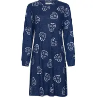 Rebelle Zachte perzikfleece nachthemd harten | Maat 50