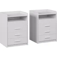 Vicco Edis Nachtkastje – Set van 2 Wit