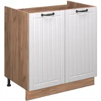 Vicco Fame-Line Wastafelkast – 80 cm, WB Eik Wit Landhuis