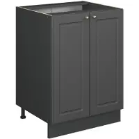 Vicco Fame-Line Keukenonderkast – 60 cm, WB Marmer Anthrazit-Gold Landhaus