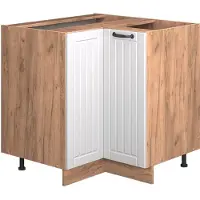 Vicco Fame-Line Hoekkast – 80.5 cm zonder werkblad Wit Landhuis