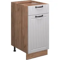 Vicco Fame-Line Keukenonderkast – 40 cm, WB Eik Wit Landhuis