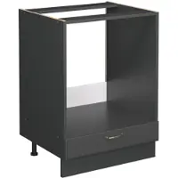Vicco Fame-Line Ovenombouwkast – 60 cm, WB Eik Anthrazit-Gold Landhaus