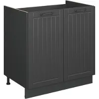Vicco Fame-Line Wastafelkast – 80 cm, WB Antraciet Donkergrijs