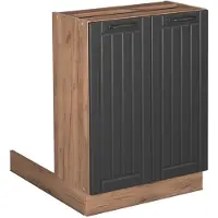 Vicco Fame-Line Keukeneiland – 60 cm zonder werkblad Donkergrijs