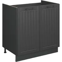 Vicco Fame-Line Wastafelkast – 80 cm, WB Eik Donkergrijs