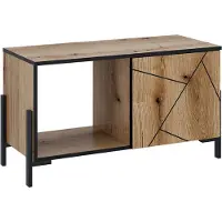 Vicco Hatto Salontafel – 90 x 39.7 cm met 1 deur Eiken