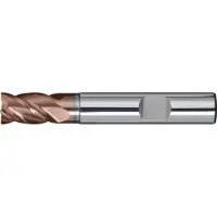 Nordwest Schachtfrees DIN 6527 K, type N, HPC, nominal diameter 3 mm, inzetlengte 9 mm, hardmetalen (VHM) TiAlN coating, DIN 6535 HB, aantal sneden: 4, kort