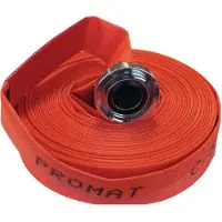 Promat /Tecwerk Bouw-/industrieslang | binnen-d. 52 mm | lengte 20 m | lichtgevend oranje | wiel - 4000350075