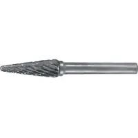 Nordwest PROMAT freesbit, type M, SKM, DIN8033, diameter 6 mm, lengte 13 mm, hardmetalen, kruisprofiel, puntige kegelvorm