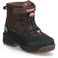 Hummel Laarzen donkerbruin / grijs / rosa / zwart