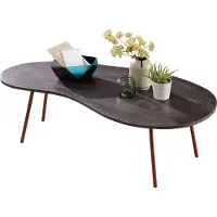 Wohnling Salontafel JAI acaciahout grijs 122x63 cm - WL5.618
