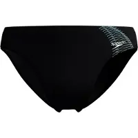 Speedo Medley Logo 7 Cm Swimming Brief Zwart UK 38 Man