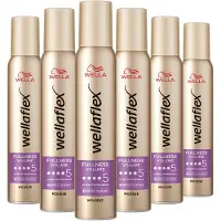 Wella 6x Flex Fullness Volume Ultra Strong Haarmousse 200 Ml