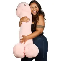 Mikamax Penis Pillow 100 cm - Grote Piemel Knuffel - Penis Kussen