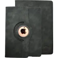 HEM Silky Black iPad hoes geschikt voor iPad Pro 12.9 (2015 / 2017) - 12.9 inch Draaibare Autowake Cover - iPad Pro 2015 / 2017 hoes - iPad Pro 12.9 1 / 2 Hoes - 1e / 2e generatie hoes