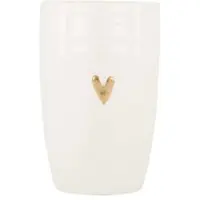 Zusss Mok Mok L Hartje Wit / Goud 470 ml