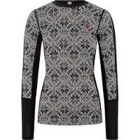 Kari Traa - Dames thermokleding - Anna LS Black voor Dames van Wol - Maat S - Zwart