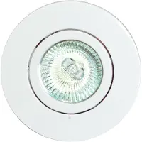Expo ETH Urban inbouwspot rond kantelbaar 51mm wit dia 94mm + GU10 fitting