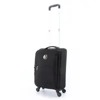Elle Handbagage Zachte kleine koffer | Trolley - 55x32x20cm - Mode - Zwart - Zwart / Small