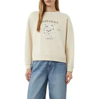 Comma Sweatshirt beige / zwart / natuurwit