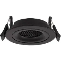 Masterlight Inbouwspot zwart structuur Ø90x45mm