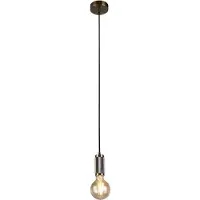 Searchlight 1-lichts hanglamp Suspension messing