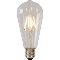 Lucide ST64 Class B - Filament lamp - Ø 6,4 cm - LED Dimb. - E27 - 1x7W 2700K - Transparant