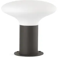 Faro 74433S-03, Buitenverlichting voor plint/paal, Donkergrijs, Aluminium, IP44, Klasse I, E27