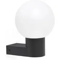 Faro 74432A-01, Wandlamp voor buiten, donkergrijs, aluminium, IP44, klasse I, E27