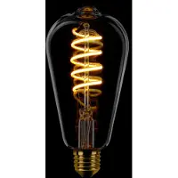 Expo ETH Edison ST64 Filament spiraal LED 7w E27 240v 2200k 3 stappen dimbaar goud