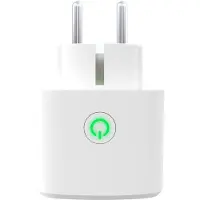 Calex Slimme Stekker - Energiemeter - Smart Plug (Franse/ BE aansluiting- penaarde ) - met App Bediening - Werkt met Alexa en Google Home