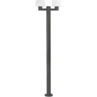Faro 74435F2-04, Buitenverlichting voor sokkel/paal, Donkergrijs, Aluminium, IP44, Klasse I, E27