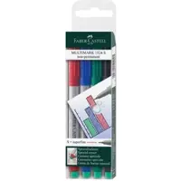 Faber Castell non-permanent marker - Multimark - S - 4-delig - FC-152404