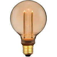 Eth Globe LED Filament - Ø 9,5 cm - E27 - 3 stappen dimbaar - 5W - 1800K - goud