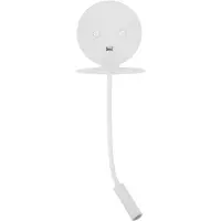 Lyora Bedlampje Eclip wit met usb