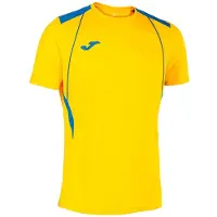 Joma Championship Vii T-shirt Met Korte Mouwen Geel 4-5 Years Jongen