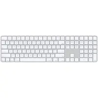 Apple Magic Keyboard with Touch ID and Numeric Keypad - Clavier - USB-C - sans fil - Bluetooth - QWERTZ - Suisse - clés blanches