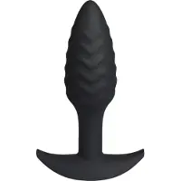 Dorcel - Buttplug - Wavy Buttplug - Anaal Speeltje - Siliconen - Zwart