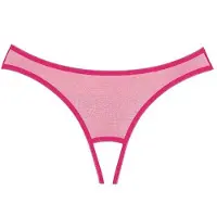Allure Lingerie Adore Exposé Panty Open Kruis – Hot Pink