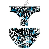 Turbo Multi Triathlon Waterpolo Swimming Brief Zwart 9-10 Years Jongen