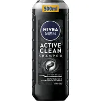 Nivea Diep reinigende shampoo voor heren (Active Clean Shampoo). Inhoud: 500 ml