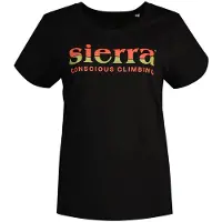 Sierra Climbing Sierra T-shirt Met Korte Mouwen Zwart S Vrouw