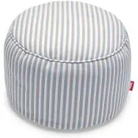 Fatboy Poef Point Terry Blizzard Blue Creme Ø50 x 35