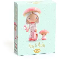 Djeco speelfiguur Tinyly Amy & Mushy fantasie speelgoed.