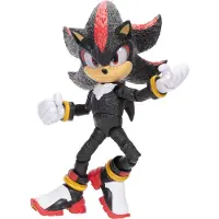 JAKKS Pacific Sonic the Hedgehog 3, figuur van Shadow, 3 rokken/jurken, meerkleurig